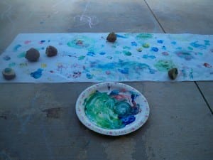 potato printing