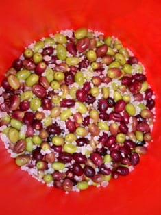 olives with rock salt