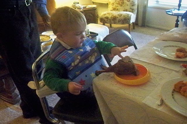 My first turkey leg