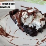 Gluten Free Nutella Swirled Black Bean Brownies - brownies made with black beans instead of flour for a high protein and fiber gluten free treat.