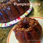 Pumpkin Cake with Caramel Pecan Glaze - thatrecipe.com