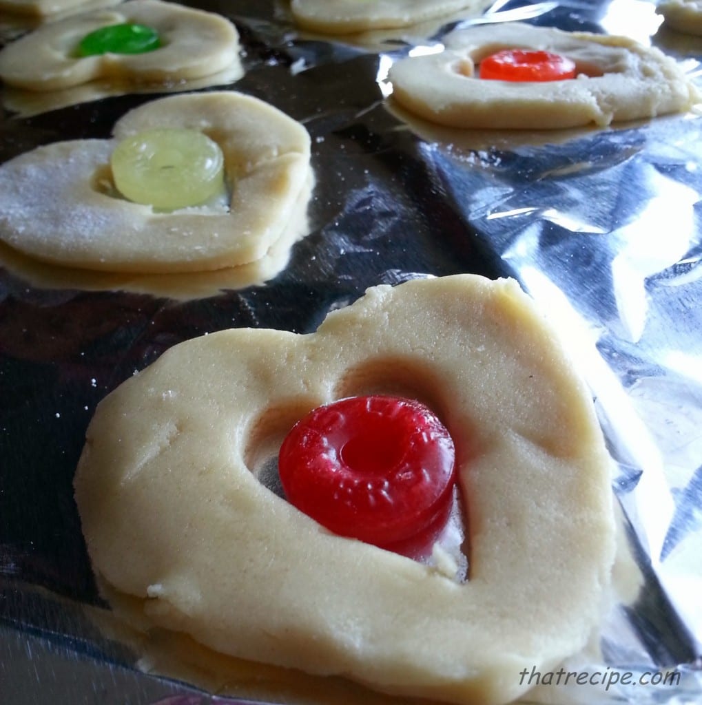 unbaked Stained Glass Cookies - thatrecipe.com