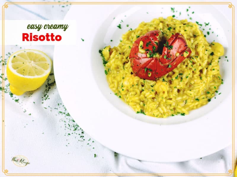 risotto on a plate