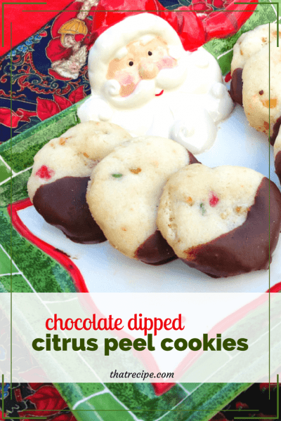 Chocolate Dipped Citrus Cookies are Perfect for the Holidays