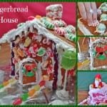 Gingerbread House - easy recipe to make your own gingerbread house with royal icing.
