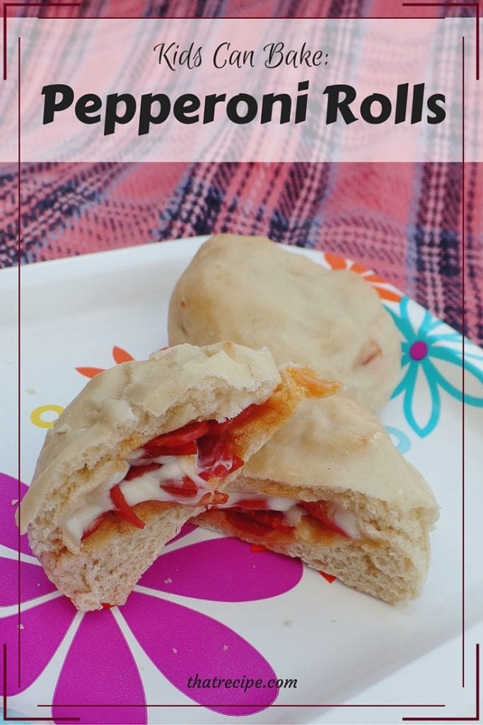 Kids Can Bake Pepperoni Rolls