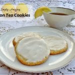 Lemon Tea Cookies - buttery crisp cookies with loaded with lemon flavor. Perfect for a Tea Party or any time.