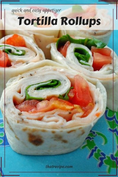 Tortilla Rollups - quick and easy appetizer to customize for any diet or taste. Fill tortillas, roll, slice, serve. gluten free, vegan, paleo