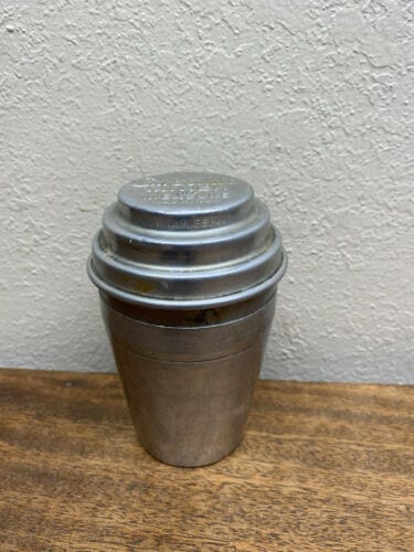 vintage aluminum shaker cup