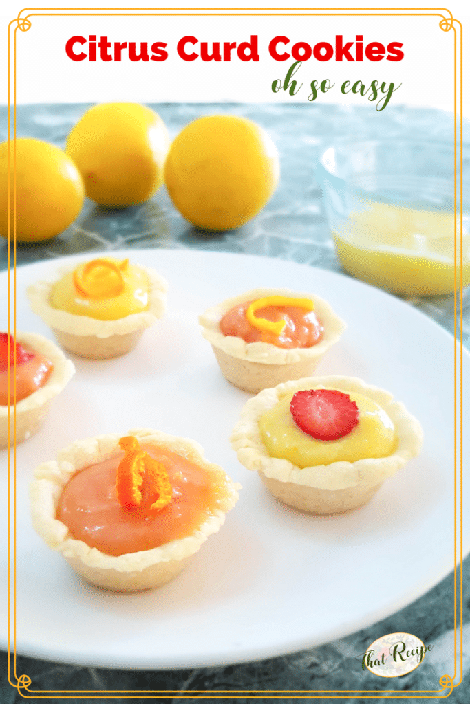 So Creamy and Easy Lemon Curd Cookie Cups
