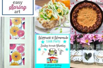 Spring Art and Recipes from Happiness is Homemade