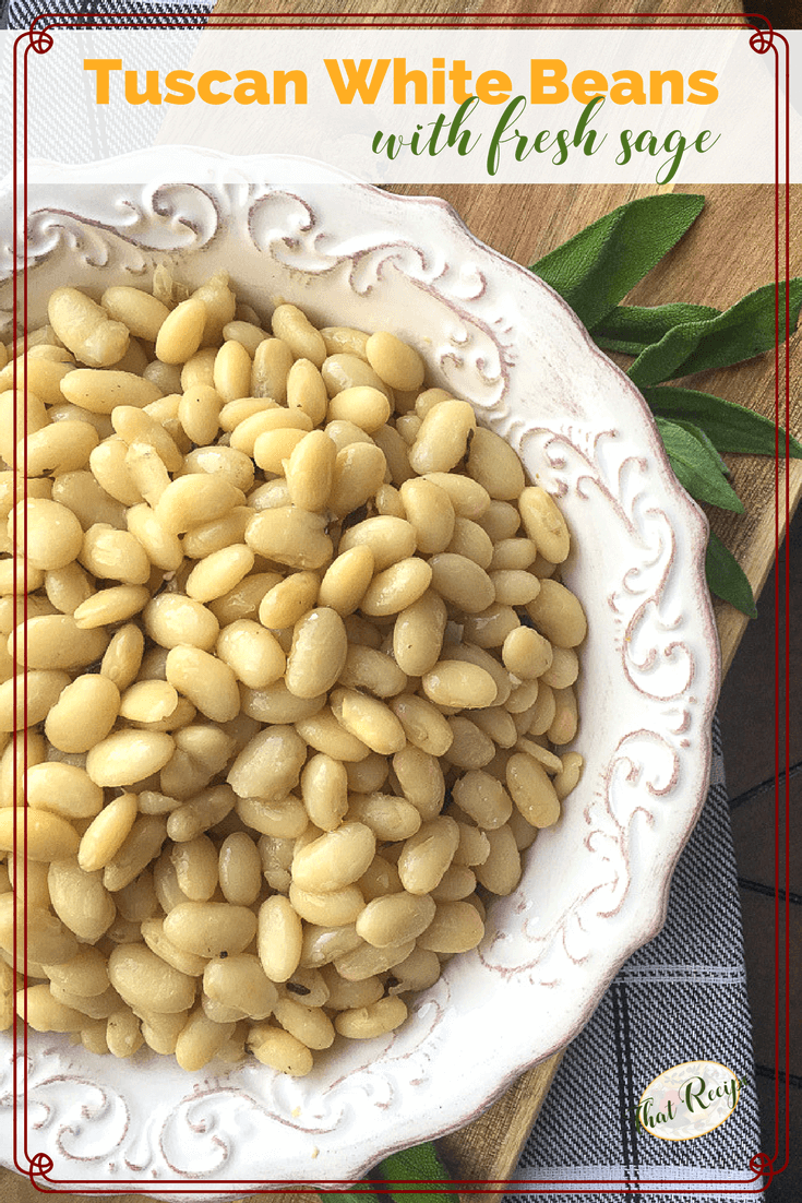 Flavorful Tuscan White Beans in a Pressure Cooker