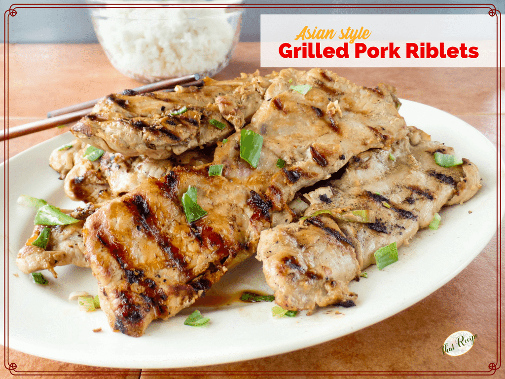 Flavorful and Weeknight Fast Grilled Asian Pork Riblets