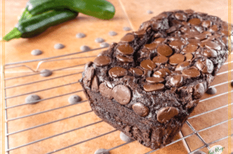 Enjoy this Healthy Deliciously Dark Double Chocolate Zucchini Bread