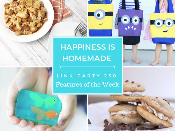 collage of happiness is homemade features