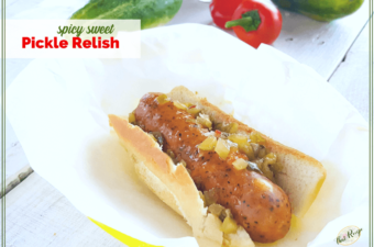 Quick and Easy Homemade Spicy Sweet Pickle Relish