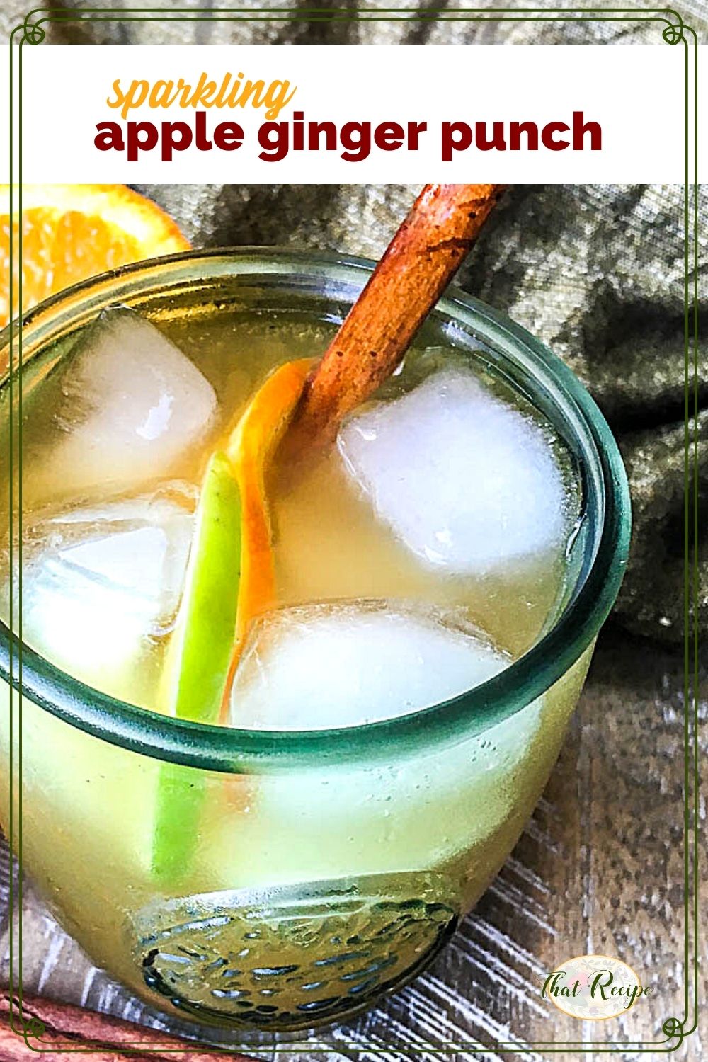 Sparkling Apple Ginger Punch for Fall Gatherings