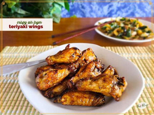 Easy Air Fryer Teriyaki Chicken Wings For Dinner or a Party
