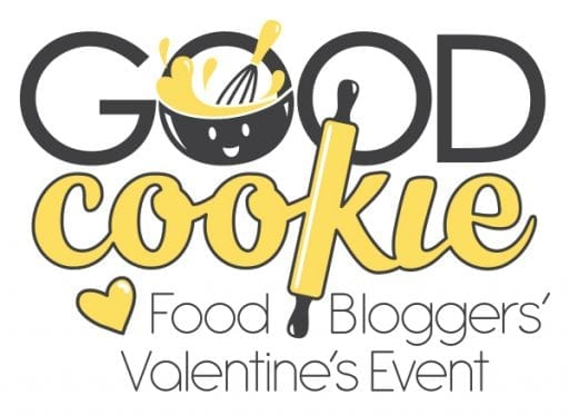 good cookie food bloggers valentines event logo