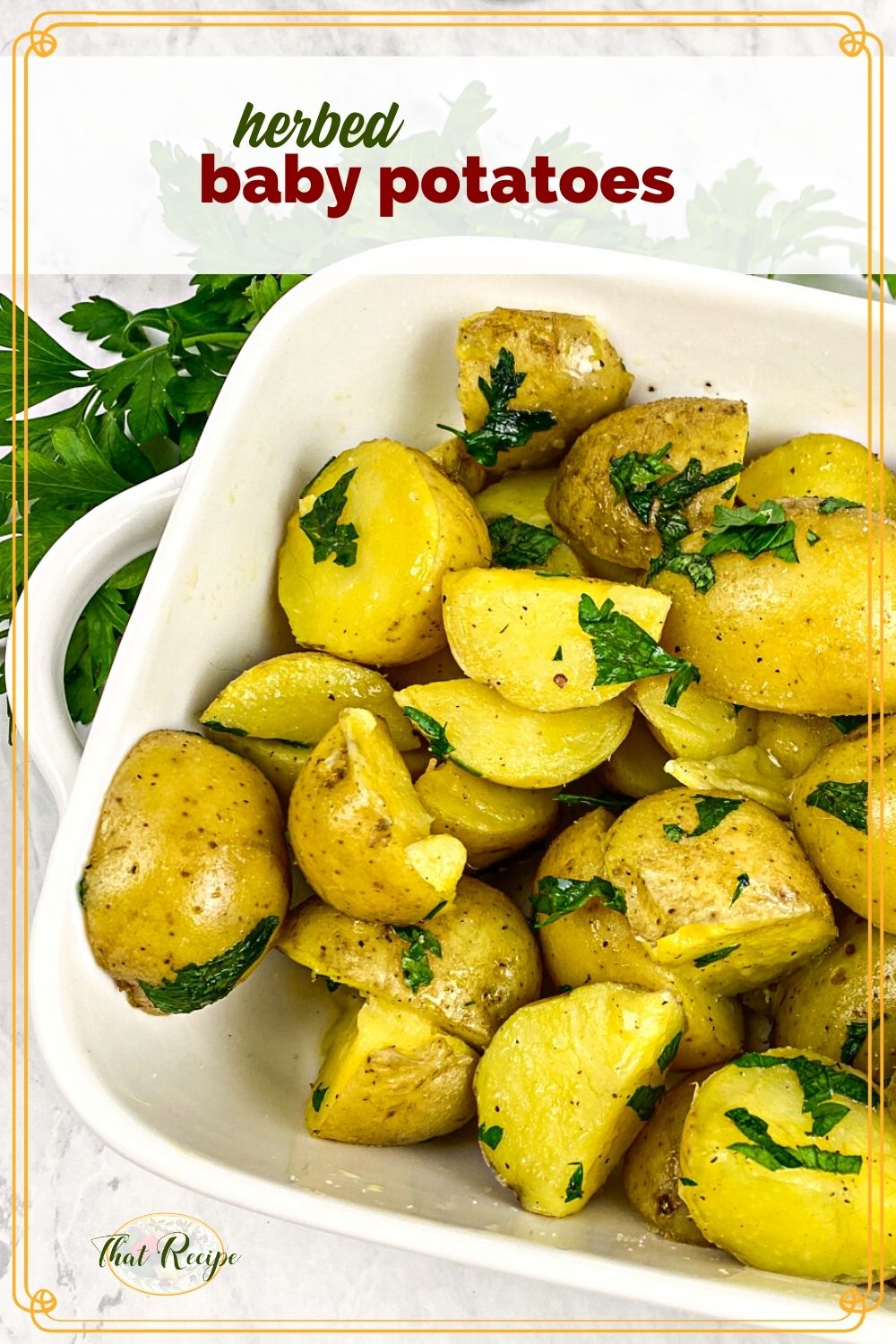 Herbed Baby Potatoes in the Pressure Cooker