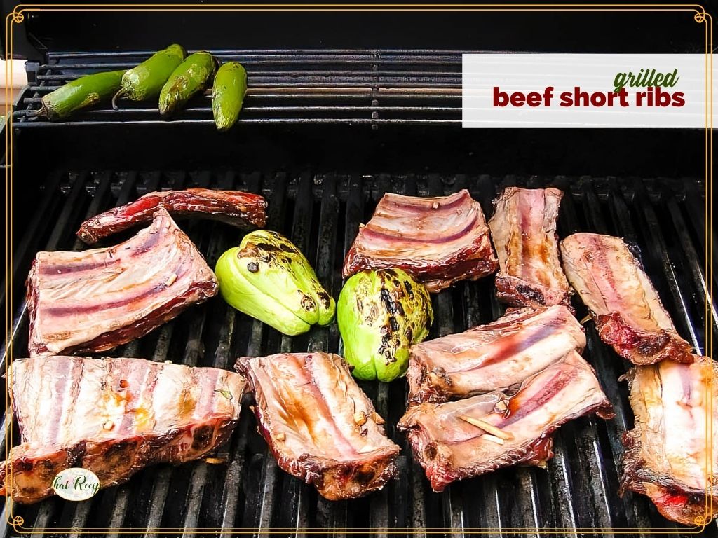 beef short ribs on the grill