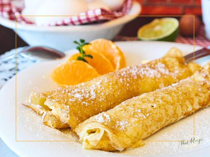 cream cheese filled Norwegian Pancakes