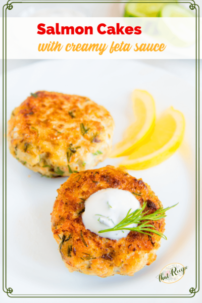 salmon cakes on a plate