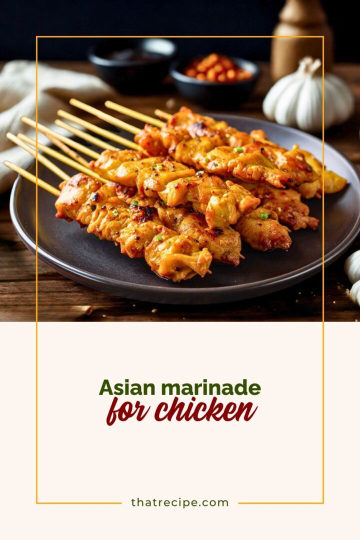 chicken skewers on a plate