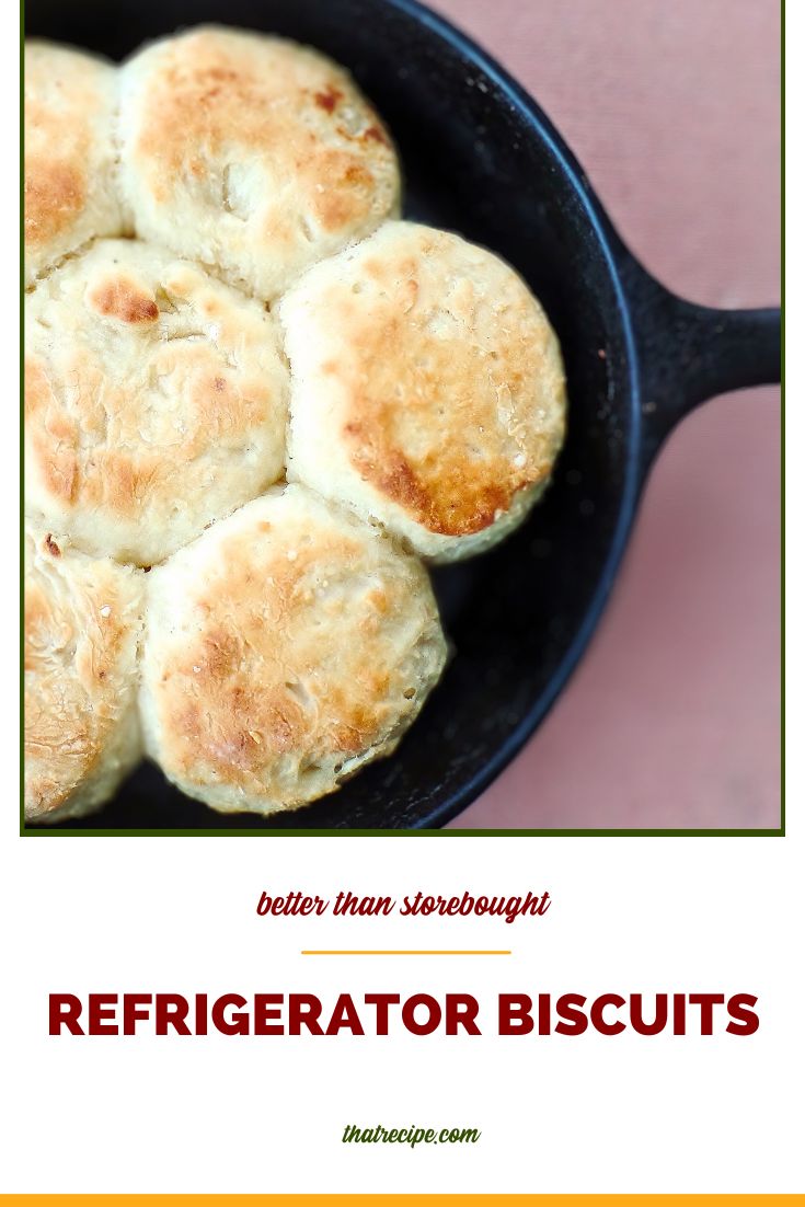biscuits in a cast iron skillet