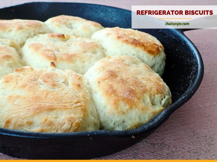 buttermilk biscuits in a cast iron skillet