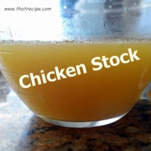 Chicken Stock made in less than an hour in a pressure cooker