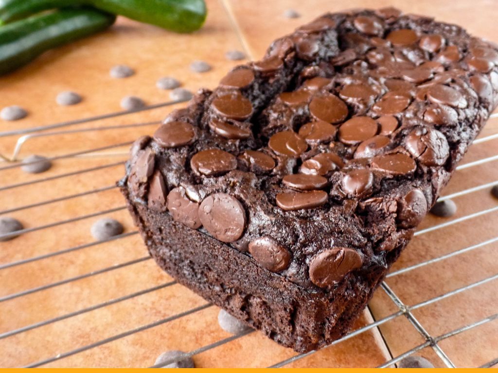 chocolate bread with chocolate chips