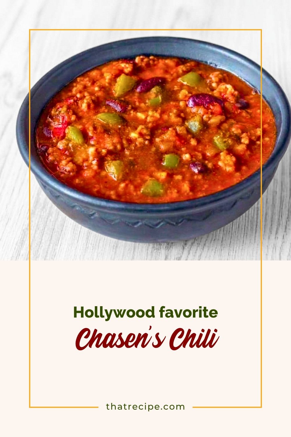 bowl of homemade chili