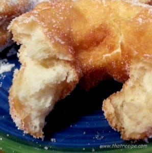 Biscuit Donuts - inside -  thatrecipe.com