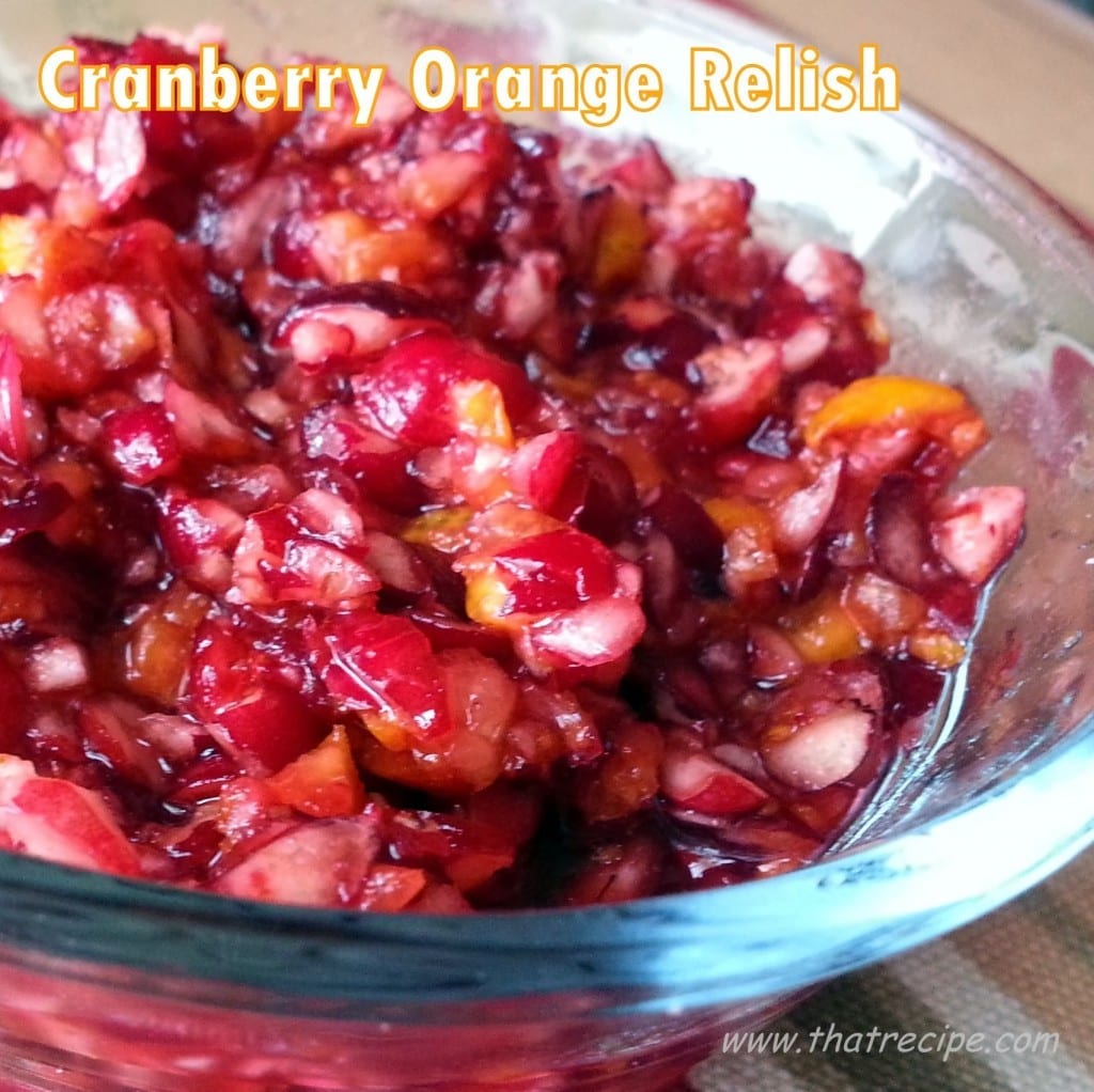 Cranberry Orange Relish - thatrecipe.com