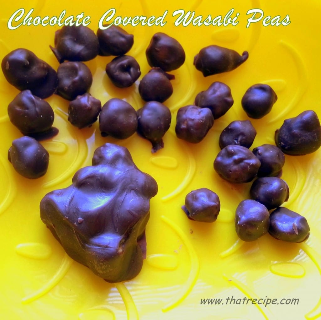 Chocolate Covered Wasabi Peas - thatrecipe.com