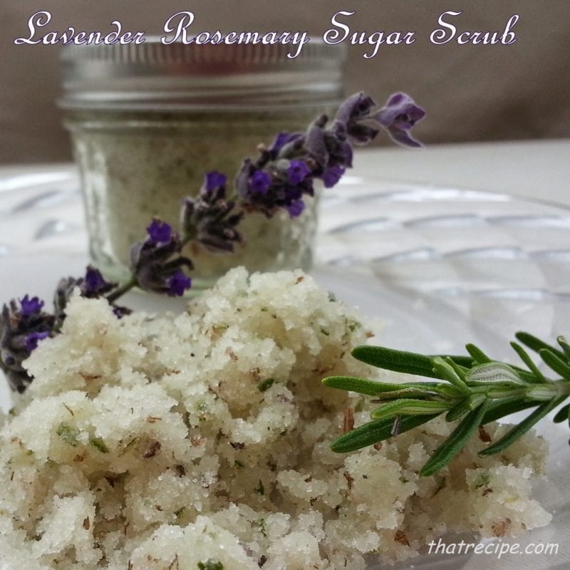 Lavender Rosemary Sugar Scrub - thatrecipe.com