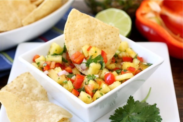 Pineapple Salsa from Two Peas and Their Pod