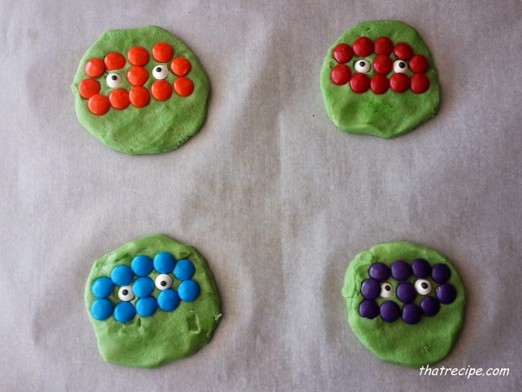 unbaked Ninja Turtle cookies