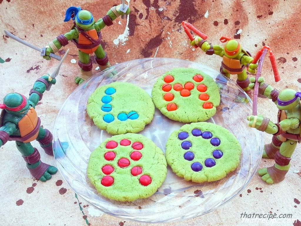 Ninja Turtle Cookies- thatrecipe.com