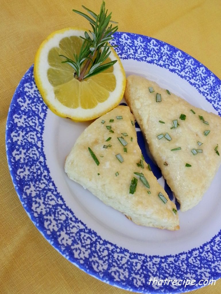 Pioneer Woman's Lemon Rosemary Scones - thatrecipe.com