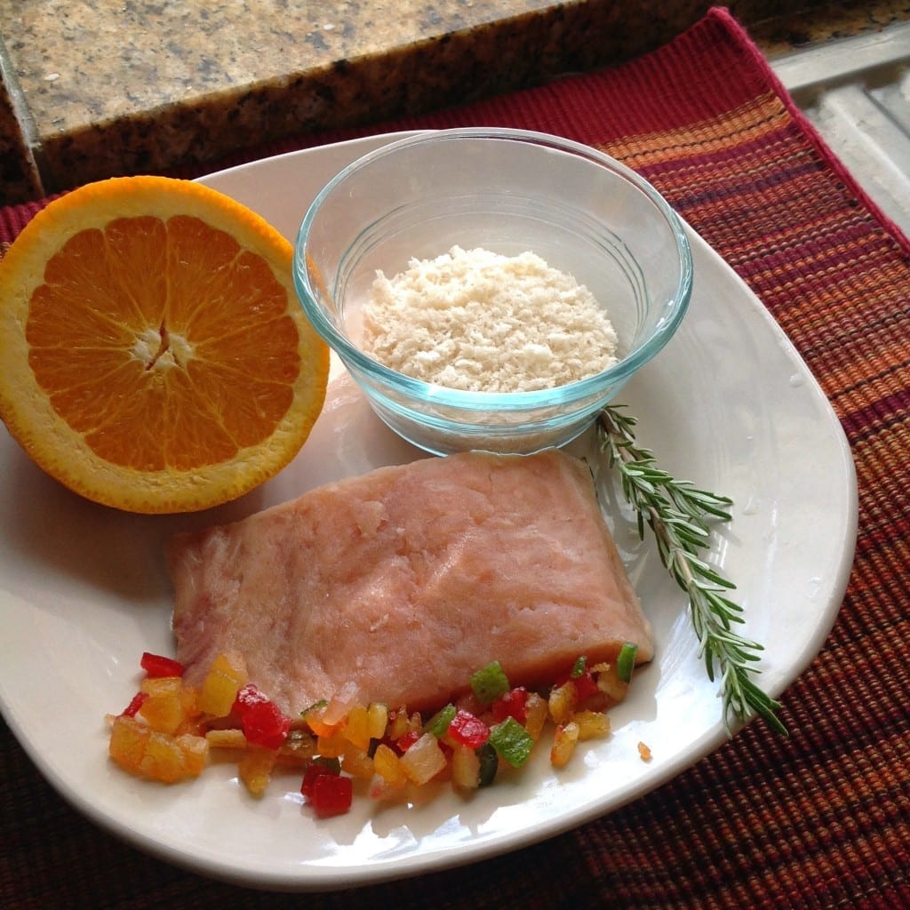 Panko Crusted Salmon ingredients