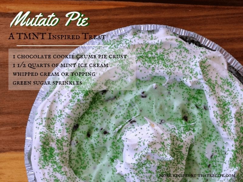 Mutato Pie aka Mint Chocolate Ice Cream Pie