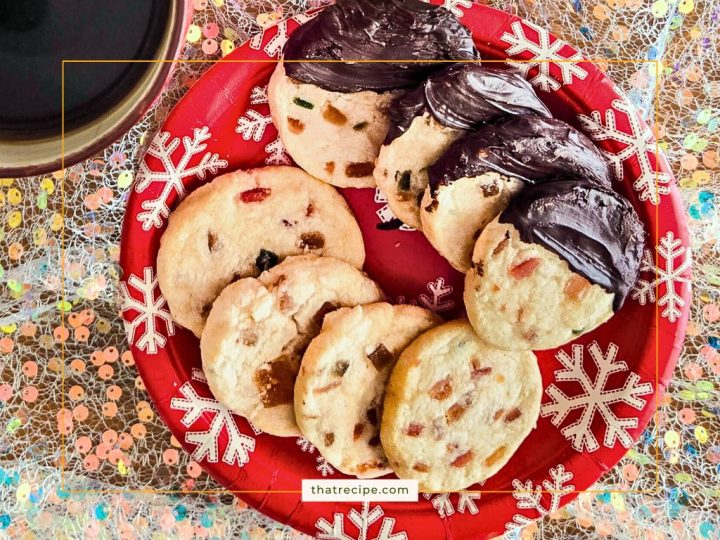 christmas cookies on a plate