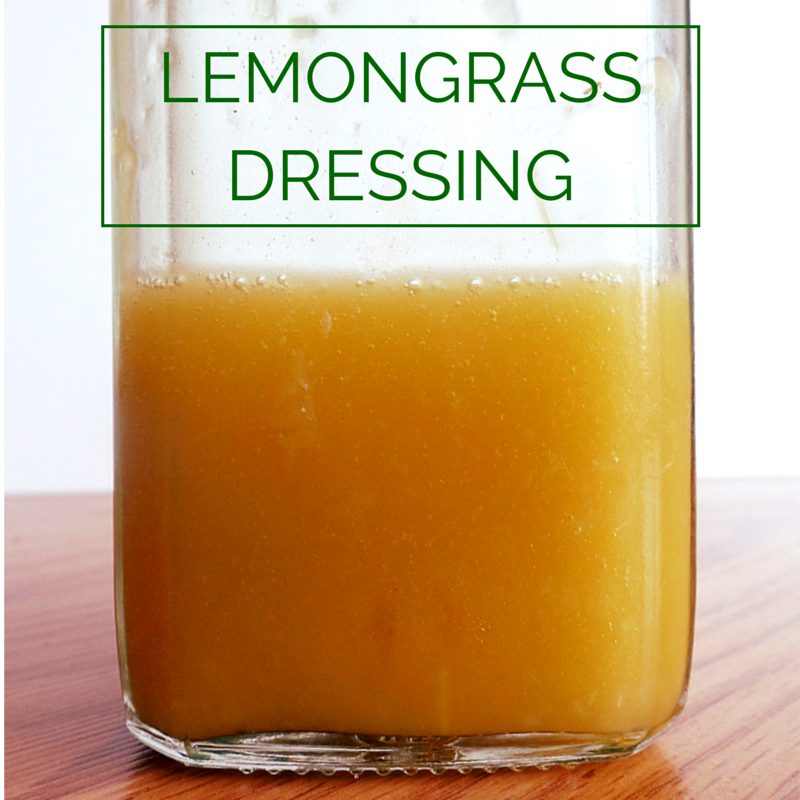 Paleo Asian Lemongrass Salad Dressing