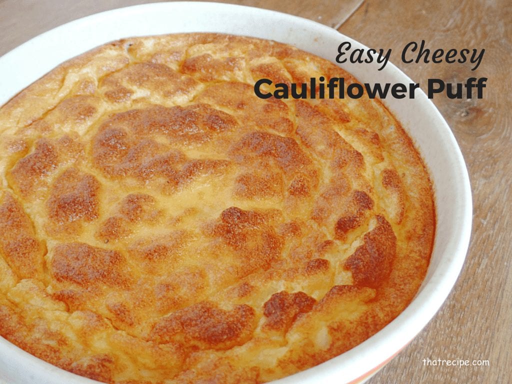 Cauliflower and Cheese Puff