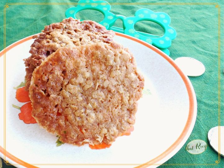 oatmeal lace cookies