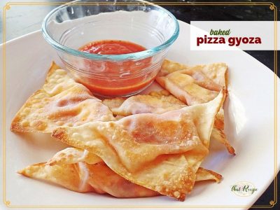 Goza Bake Baked Pizza Gyoza Easy Appetizer