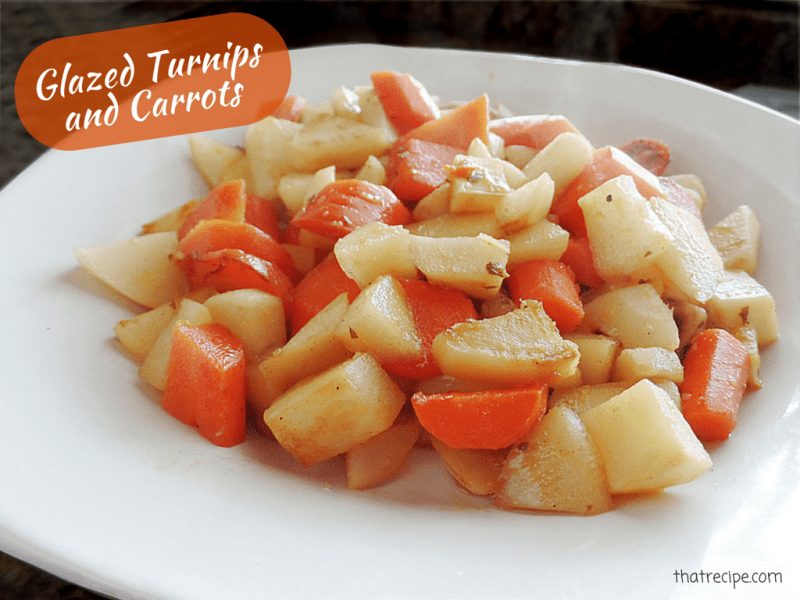 Easy Lemon Glazed Turnips and Carrots