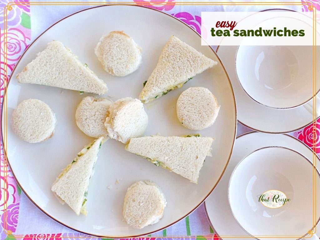 Easy Tea Sandwiches Recipe - How to Make Tea Sandwiches